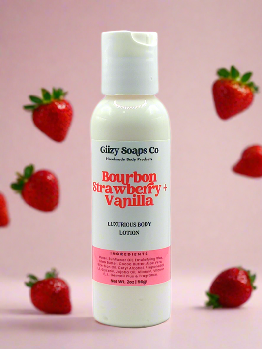 Bourbon Strawberry + Vanilla Body Lotion